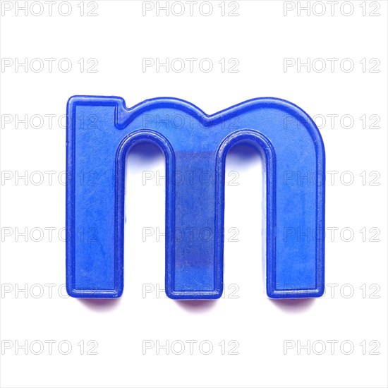 Magnetic lowercase letter M