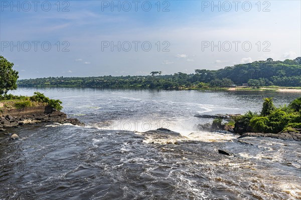 Rapids on the Tshopo river
