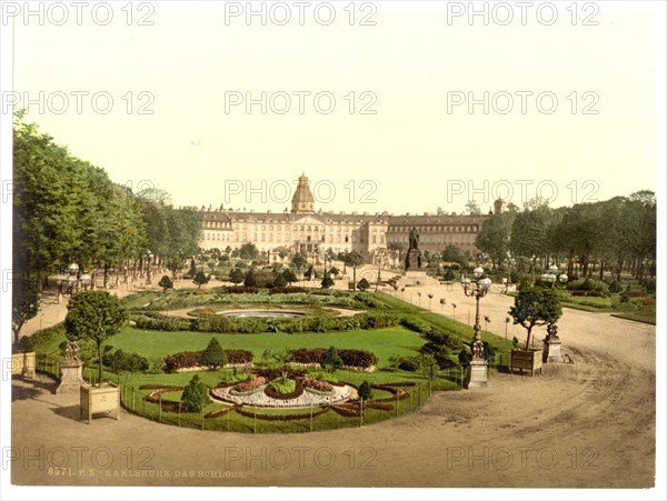 The castle in Karlsruhe