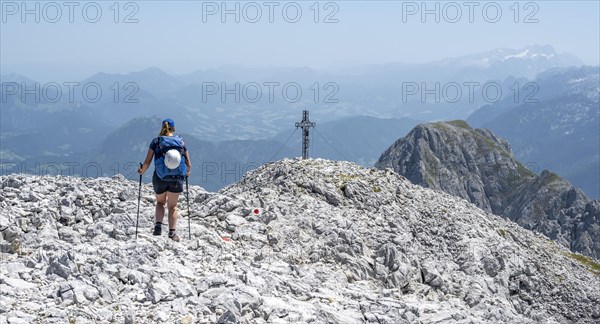 Mountaineer at the summit