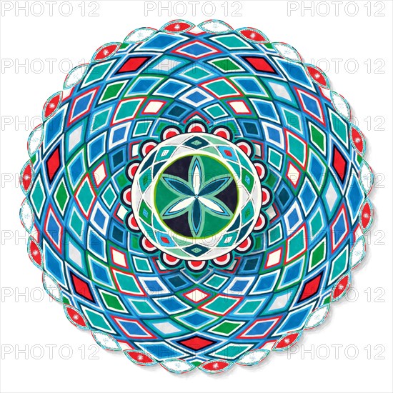 Watercolor Najdi medalion