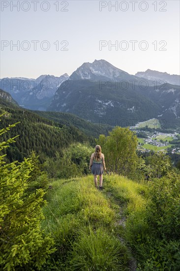 Hiker in the mountains