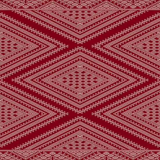 Traditional Tunisian embroidery pattern