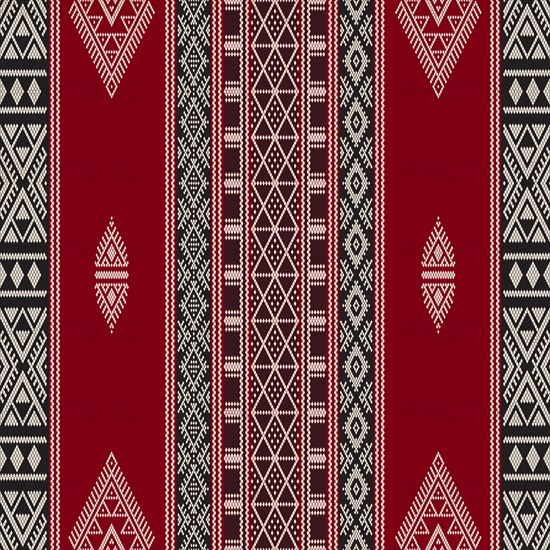 Traditional Tunisian embroidery pattern