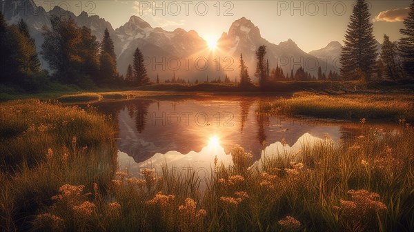 Tranquil mountain