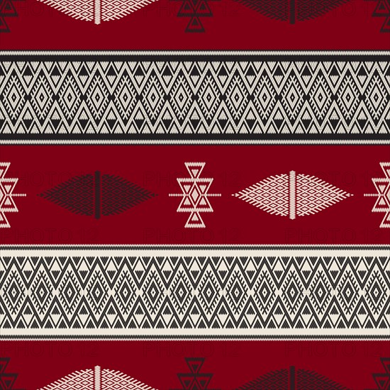 Traditional Tunisian embroidery pattern