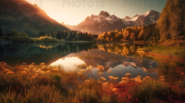 Tranquil mountain