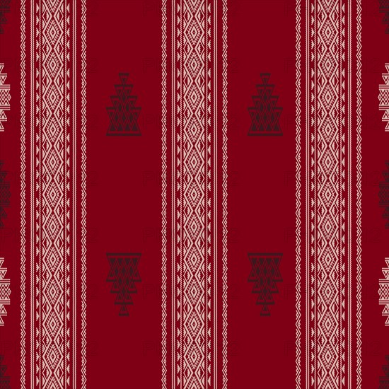 Traditional Tunisian embroidery pattern