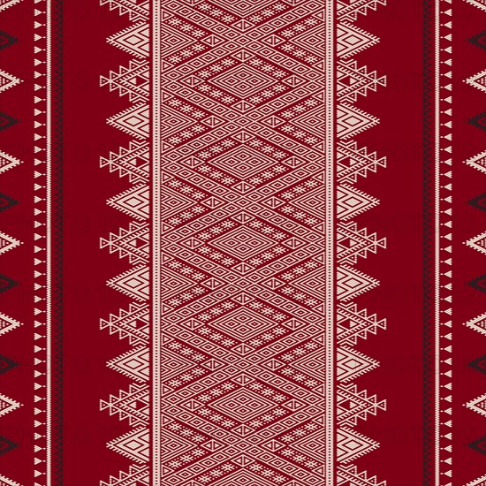Traditional Tunisian embroidery pattern