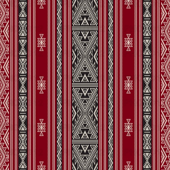Traditional Tunisian embroidery pattern