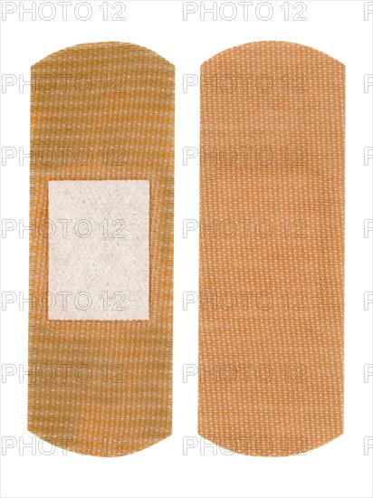 Band aid bandage isolated over white