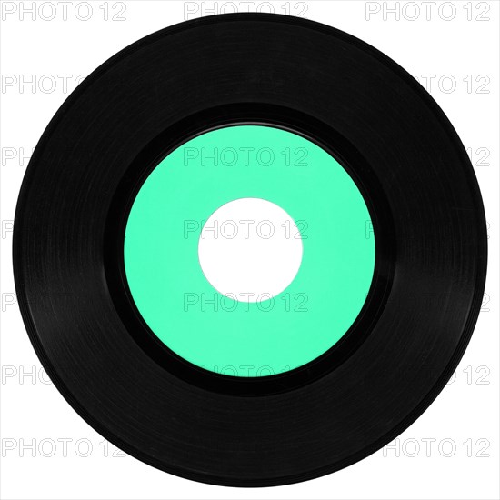Vinyl record isolated