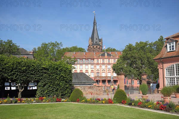 Baroque castle with tower