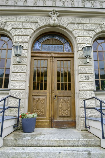 Main entrance to Sassnitz town hall