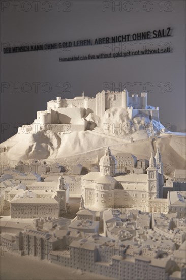 Model of the city of Salzburg