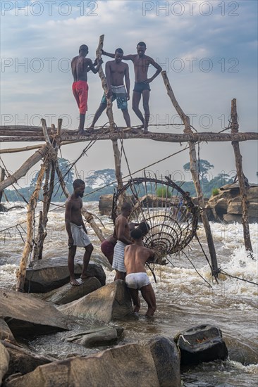 Indigenous fishermen from the Wagenya tribe