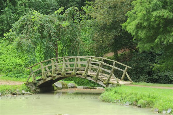 Wooden bridge and arch bridge