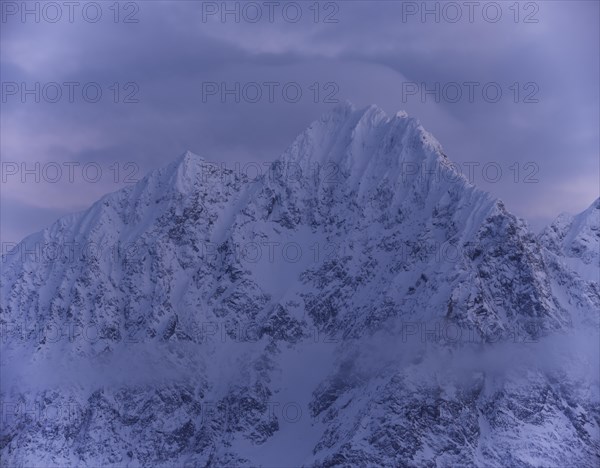 Lyngen Alps in winter