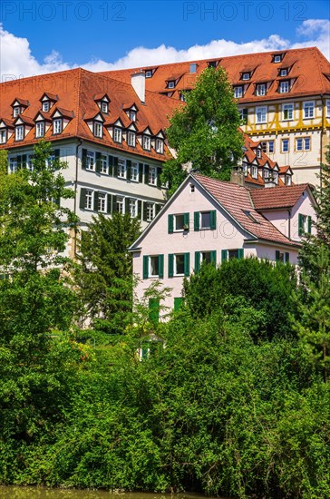 The Protestant Monastery seen from the Neckar Island
