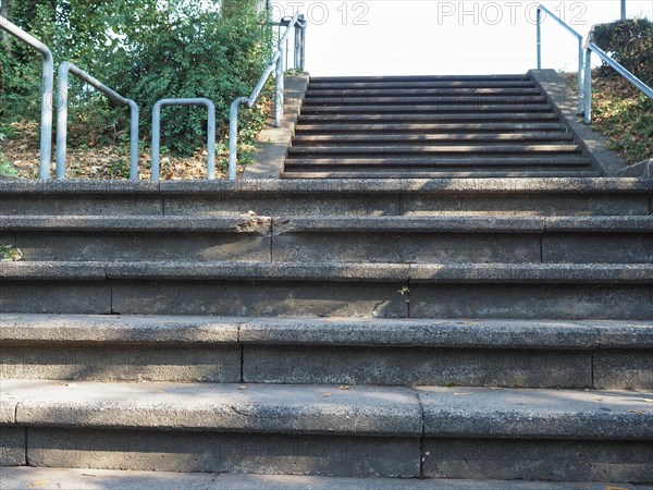 Stone stairway steps