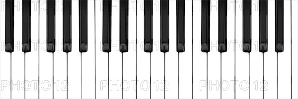Music keyboard keys