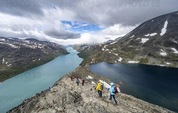 View of lake Gjende