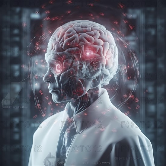 Scientists are working with artificial intelligence to research the human brain