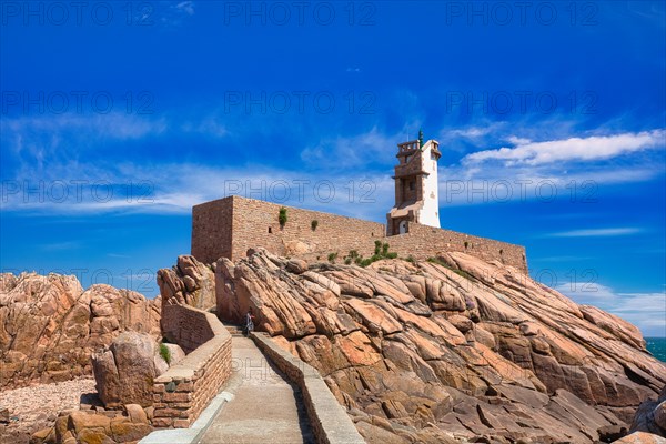 Paon lighthouse on the Ile de Brehat