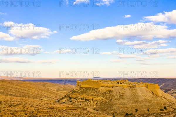Sunset at Fortress of Shobak