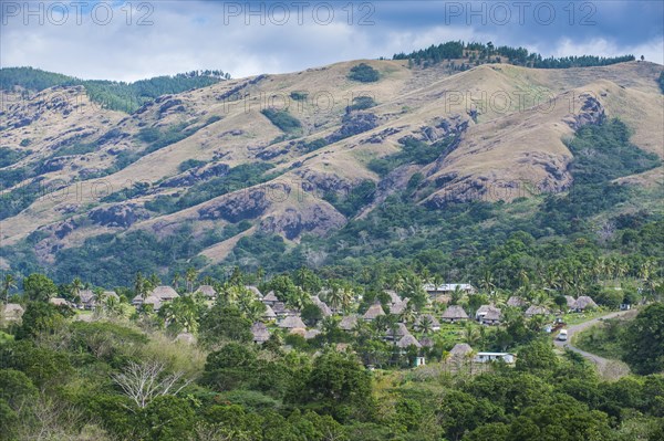 Navala village in the Highlands of Viti Levu