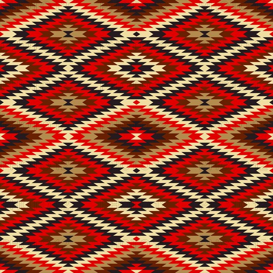 Native American Indian seamless background pattern