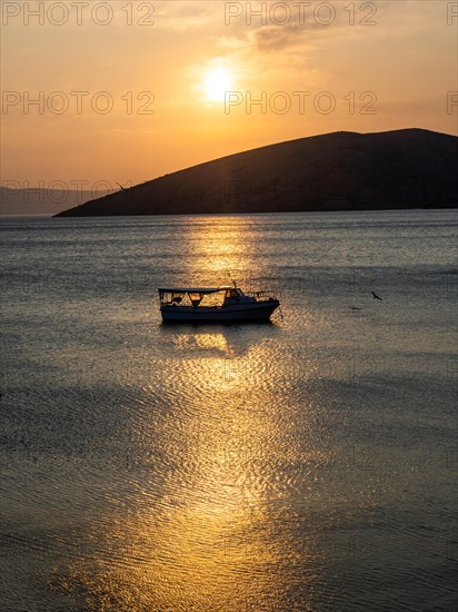 Evening atmosphere at sunset