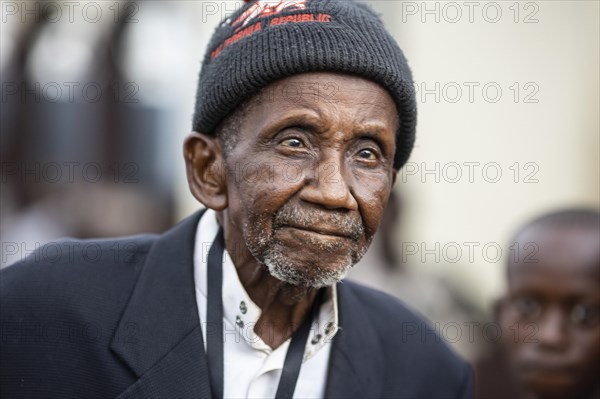 Man in Bomeh Village at KissyRoad dumpsite