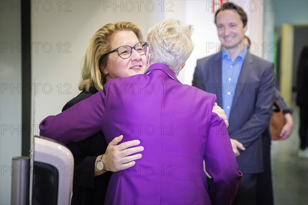 (L-R) Svenja Schulze, Federal Minister for Economic Cooperation and Development, and Cindy McCain,