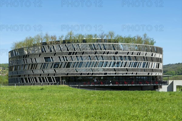 Alise-Sainte-Reine. Cotre d'Or department. MuseoParc d'Alesia by Bernard Tschumi in the plain of the battle. Bourgogne Franche Comte. France