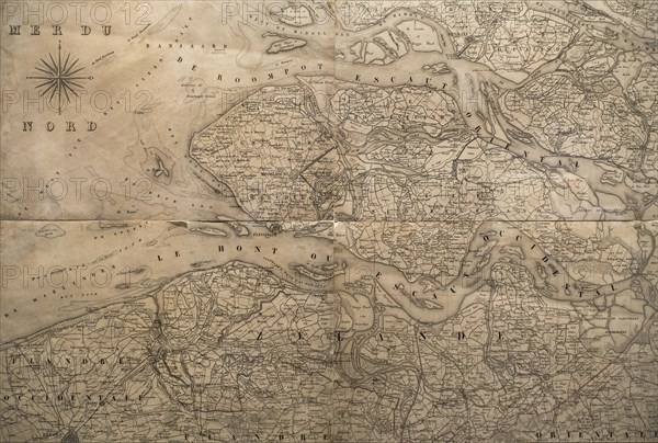 1831 map Carte des Frontieres