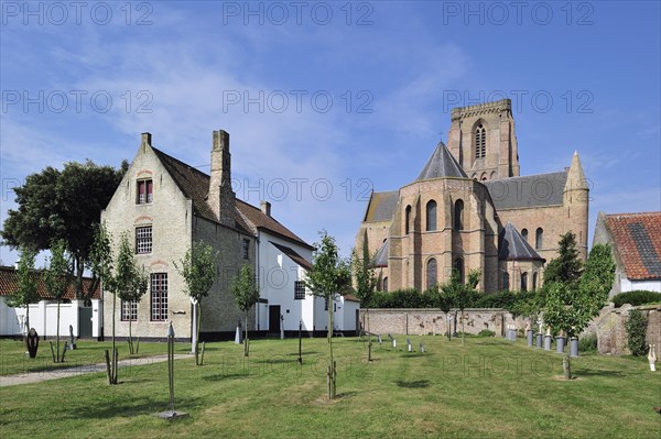 Lissewege village with the Our Lady Visitation church