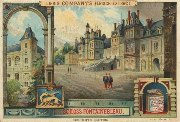 Fontainbleau Castle in France