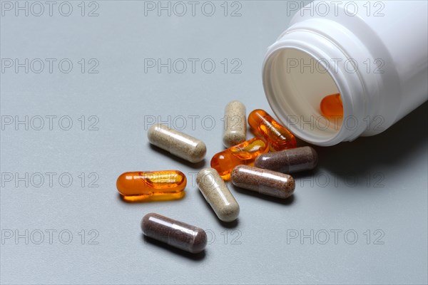 Capsules with food supplements