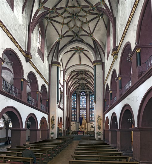 Interior of the Church of Our Dear Lady