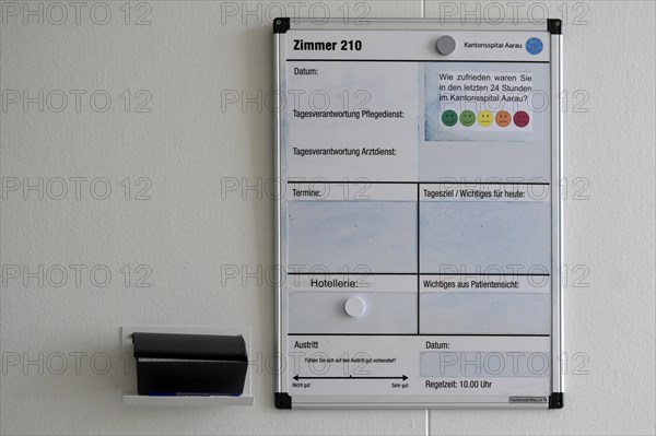 Hospital Private Room Infoboard
