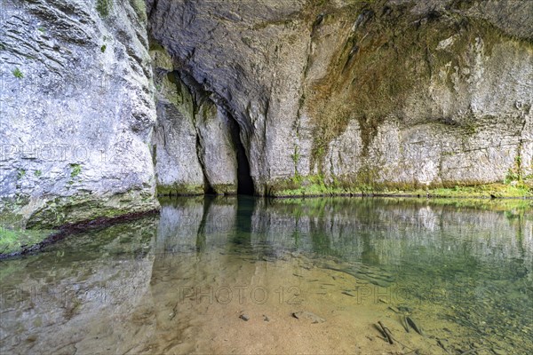 Cave at the Source du Lison near Nans-sous-Sainte-Anne