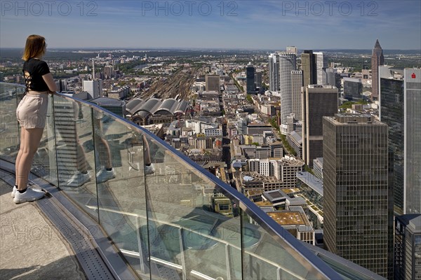 City view of the banking district from the Maintower