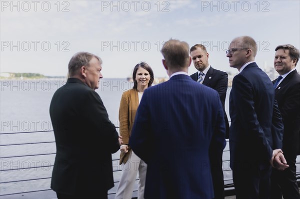 (L-R) Lars Lokke Rasmussen, Minister for Foreign Affairs of Denmark, Annalena Bärbock (Bündnis 90