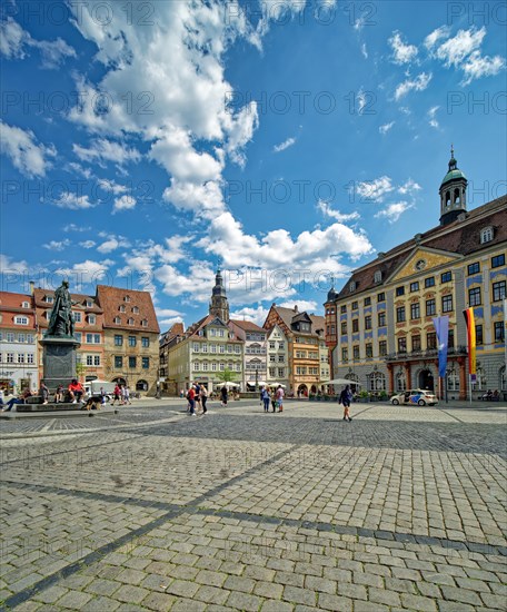 Town Hall and Monument to Prince Albert of Saxe-Coburg and Gotha
