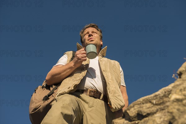Man hiking