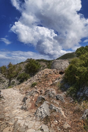 Typical Greek or Cretan landscape