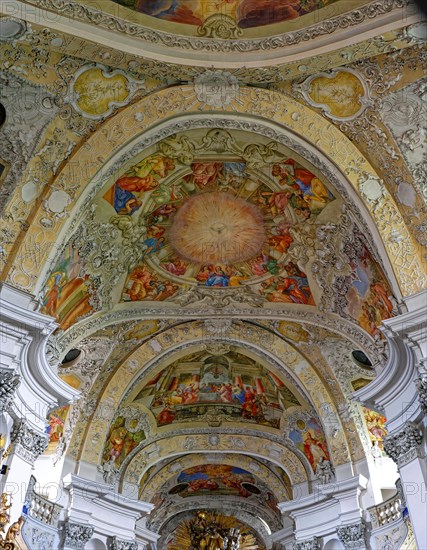 Ceiling fresco of the Banz Monastery Church