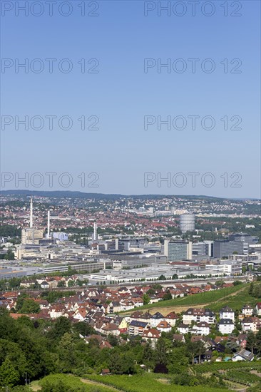 View of Daimler plant Untertuerkheim
