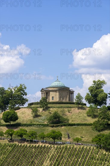 View of the burial chapel of Stuttgart-Rotenberg